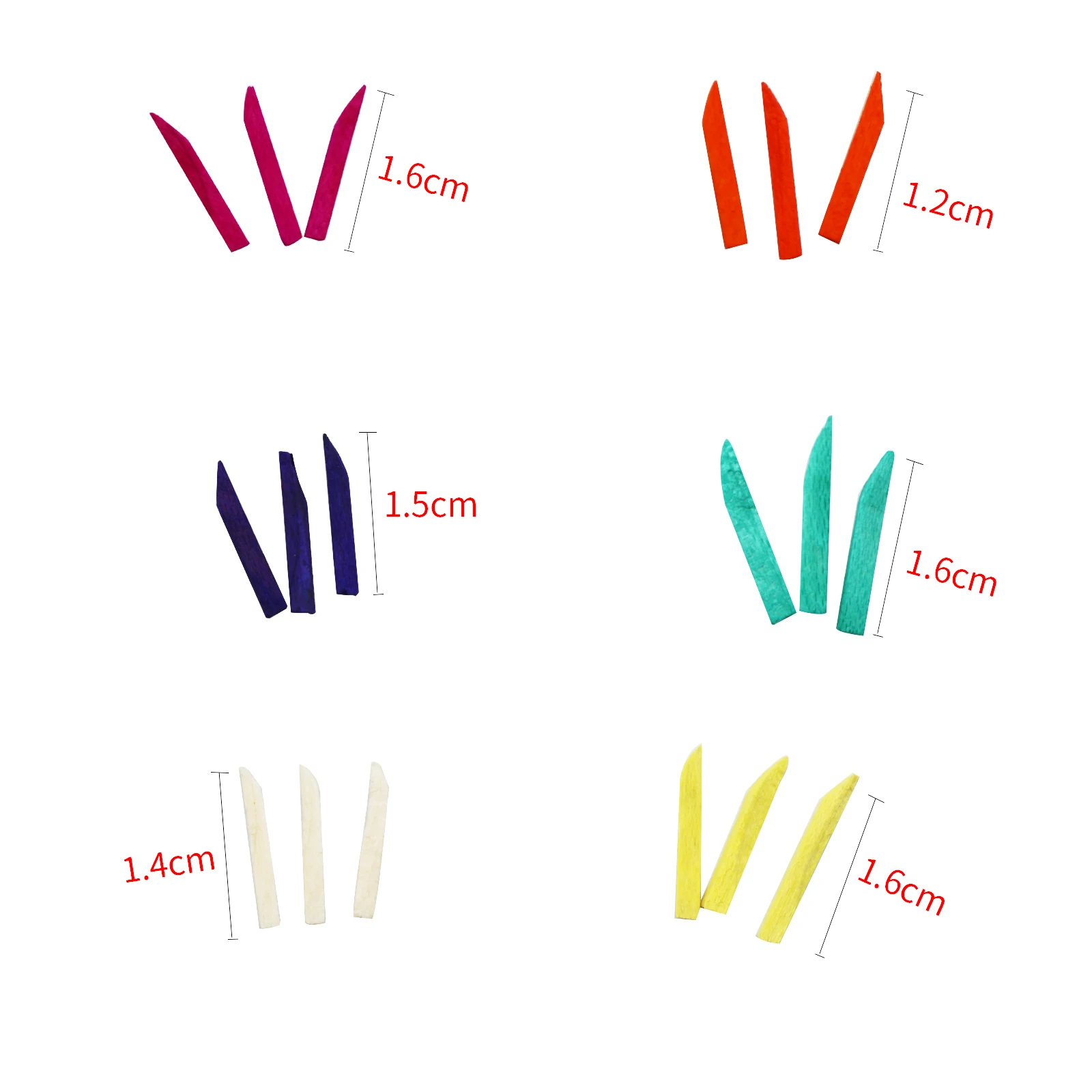 100Pcs/set Portable Disposable Dental Wedges Dentist Tool Tooth Gap Wedges Specially Treated Tip Avoid Damaging the Gums