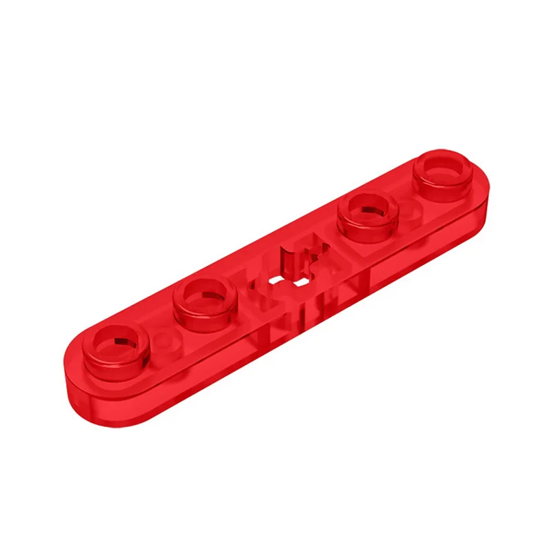 BZB 10 шт. MOC 32124 50029 высокотехнологичная пластина 1x5 с гладкими концами 4 шпильки и