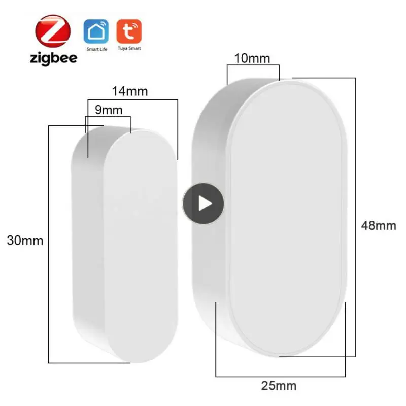 

Door Detectors Wireless Google Home Smart Security Alarms Alexa Smart Home Tuya Smart Door Window Magnetic Sensor Real-time