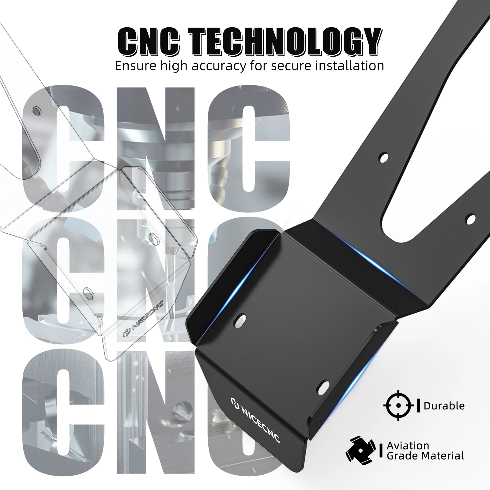 Противоскользящая пластина для Honda TRX 450R ATV TRX450R TRX450ER 2006-2014 50355-HP1-600 алюминиевый