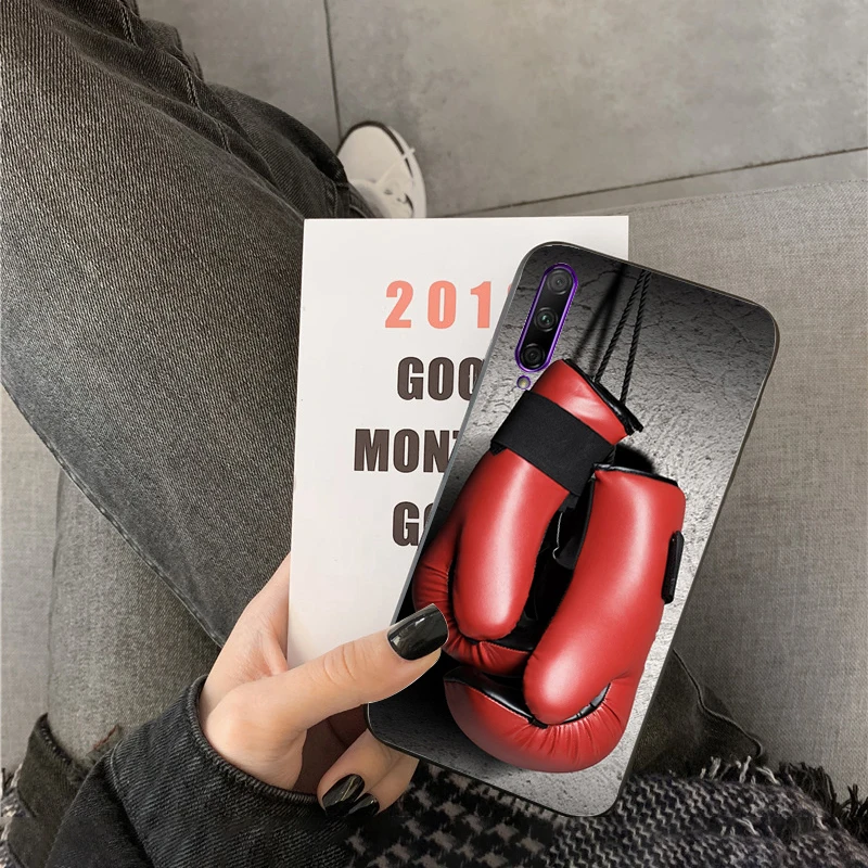 Мультяшные Боксерские перчатки для девочек спортивный чехол телефона Huawei P50 Pro P30