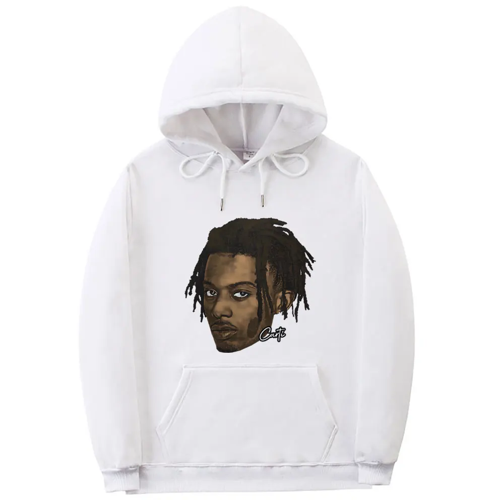 

Rapper Playboi Carti Big Face Graphic Hoodie Men Women Fashion Hip Hop Hooded Sweatshirt Unisex Fleece Cotton Oversized Hoody