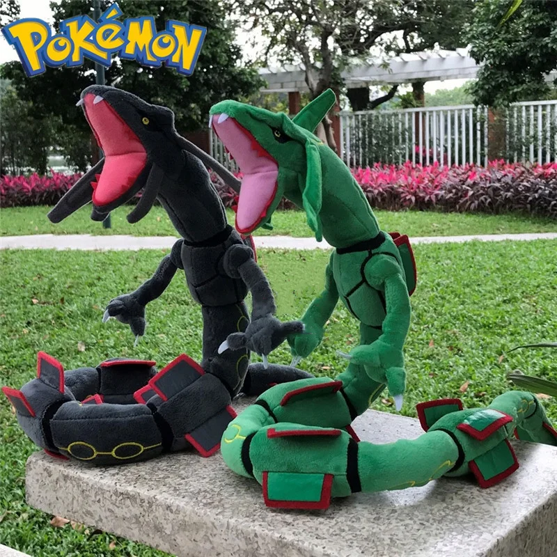 

Плюшевый большой Rayquaza, черный Rayquaza, супер мега форма, плюшевый подарок на Хэллоуин, Rayquaza Летающий тип, Kawayi, игрушки для детей