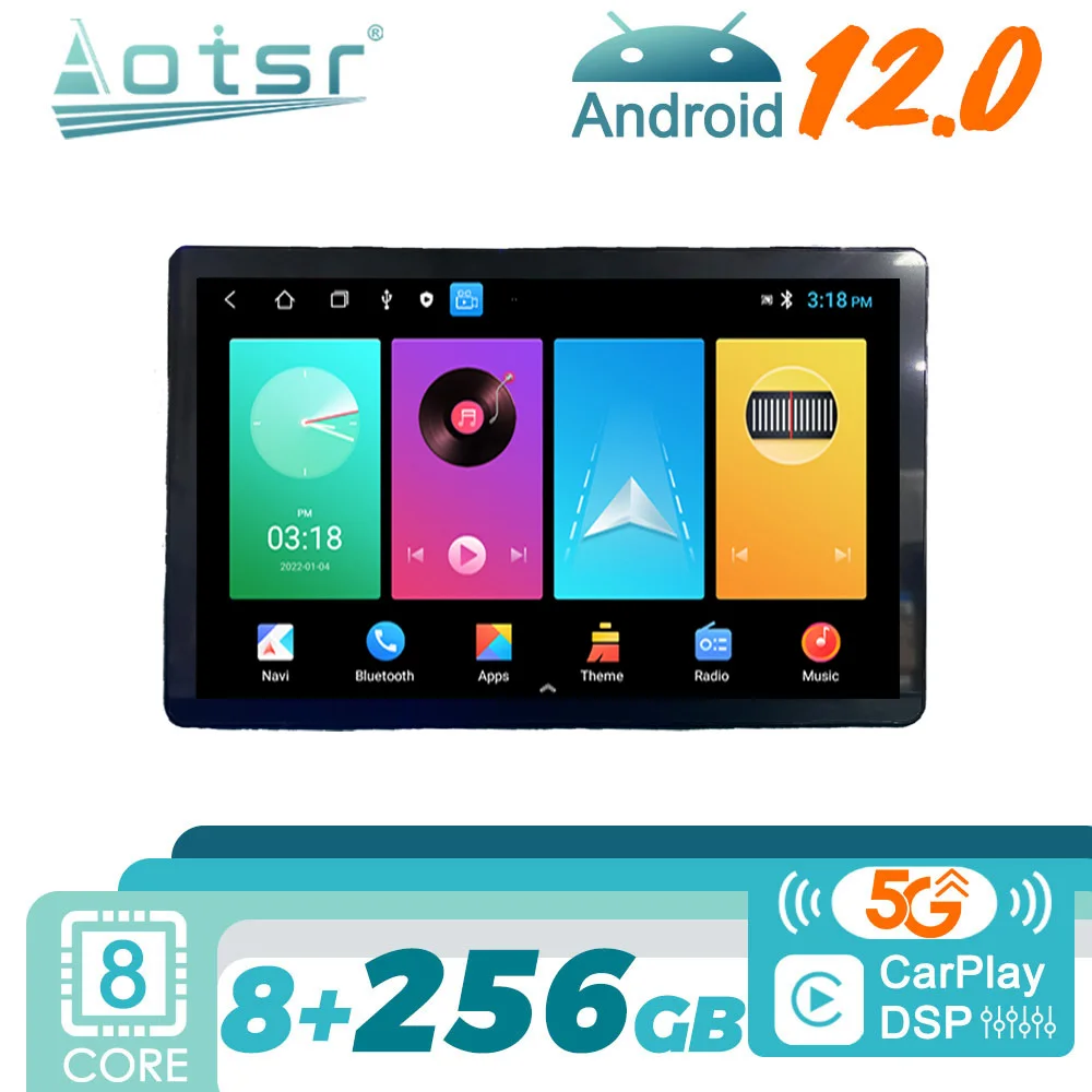 

13.3 Inch For Audi Q5 2010 - 2018 Android Car Radio GPS Navigation Multimedia Player Stereo Receiver Autoradio Head Unit Screen