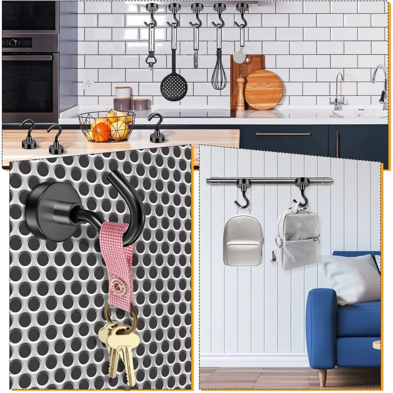 10 шт./упаковка магнитные крючки для холодильников