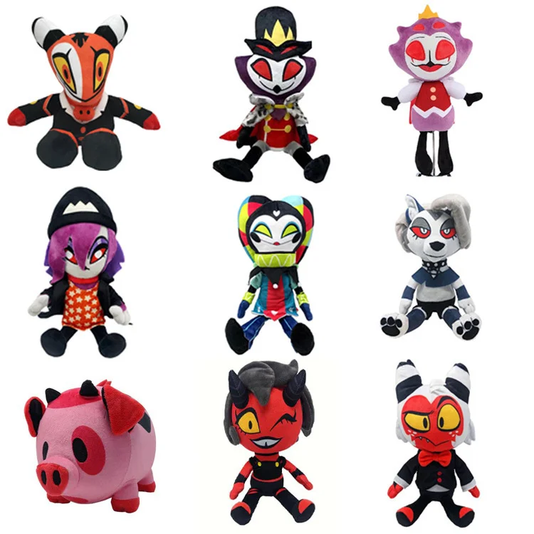 

Helluva Boss Plush Toy Asmodeus Loona Stolas Loo Loo Land Anime Plush Doll Blitzo's Teddy Doll Stuffed Plushie Gift Toy For Kid