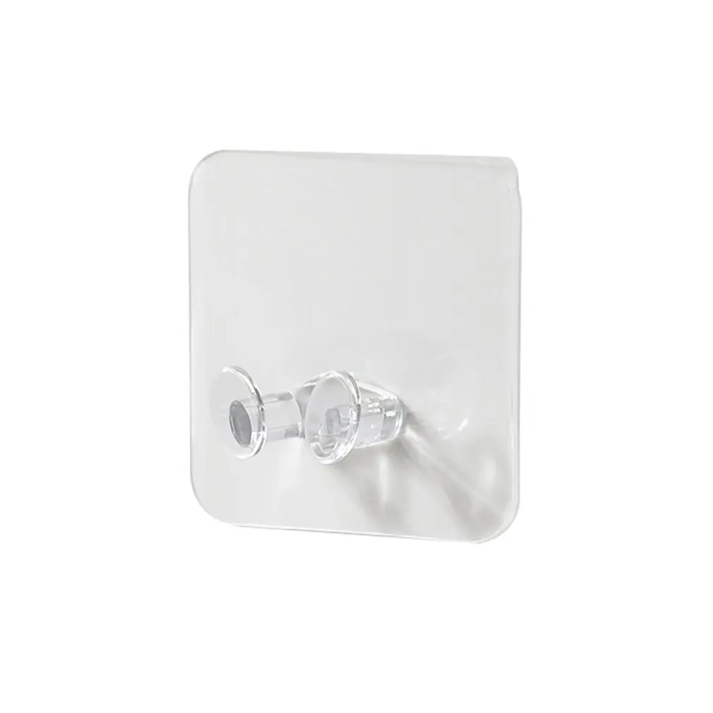 

Transparent Power Plug Hook Adhesive Storage Hooks Wire Plug Bracket Hooks Two-Phase Plug Can Be Stored