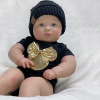 60cm full body silicone reborn toddler boy princess lifelike hand detailed painting rooted hair waterproof toy for girls
