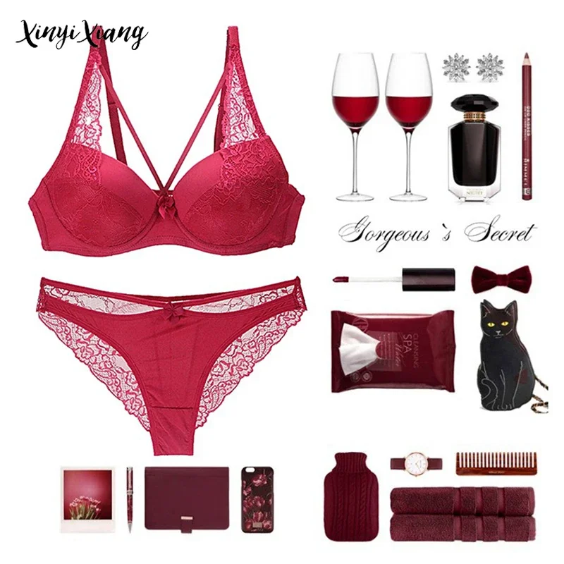 Комплект кружевного нижнего белья больших размеров удобный сексуальный костюм