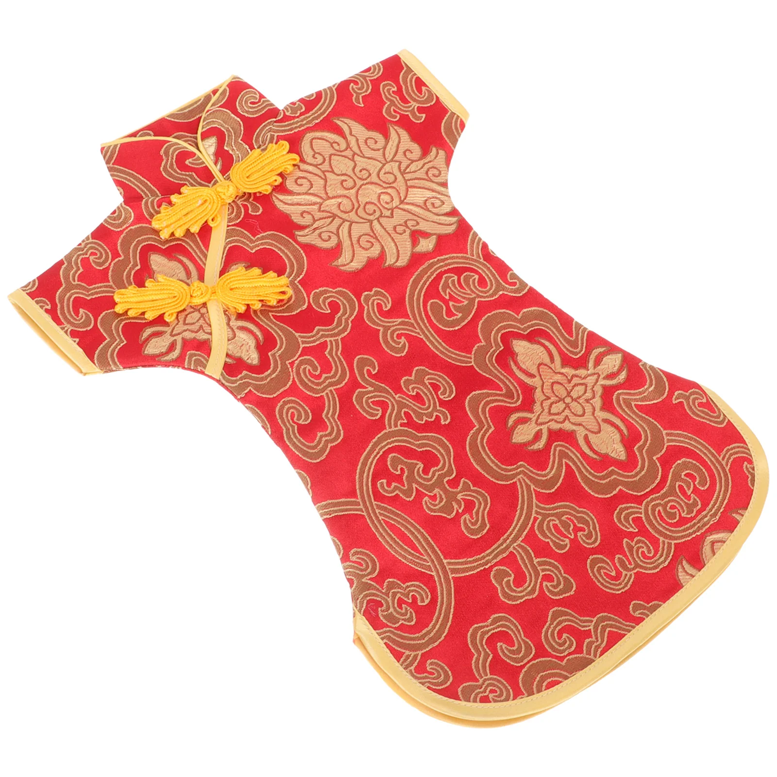 

Cheongsam Bottle Cover Christmas Bag Pouch Clothing Birthday Festival Silk