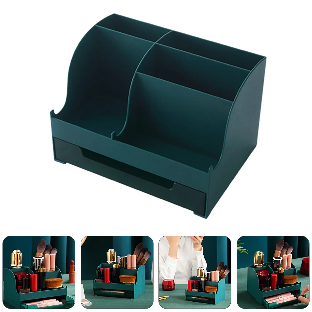 

Modern Storage Box Large Capacity Organizer with Drawers for