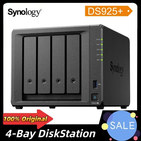 Synology DS925+ 4-баевое сетевое хранилище