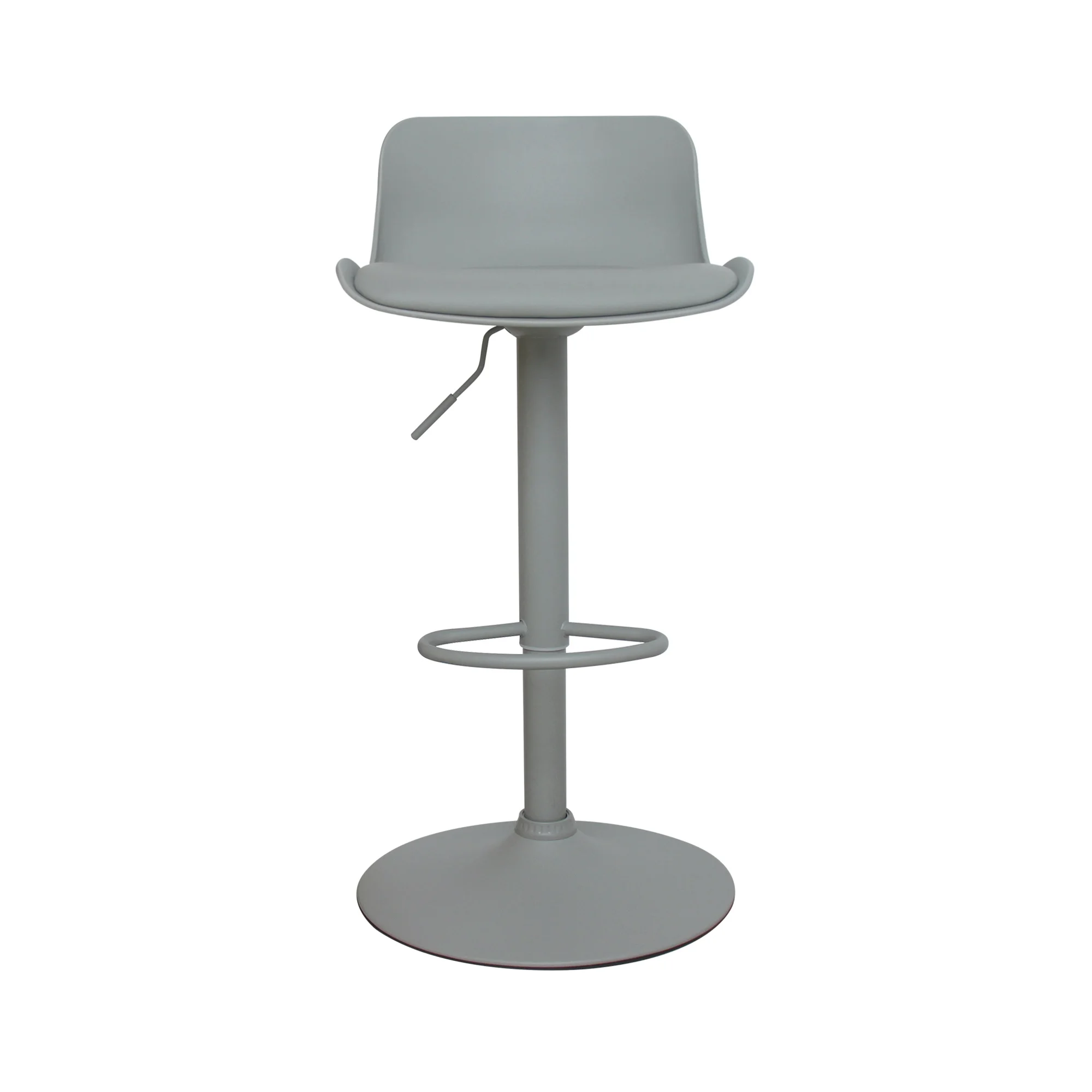 

Home Modern Furniture Bar Stools Set Of 2 Kitchen Counter Adjustable Counter Height Tall Kitchen Island Stools Gray Cushion