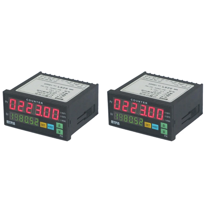 

HUAJIAYI Mypin FH8-6CRRB Цифровой счетчик 6 цифр черный