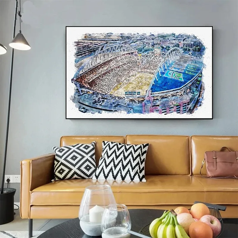 Живопись на холсте Аquarela для спорта