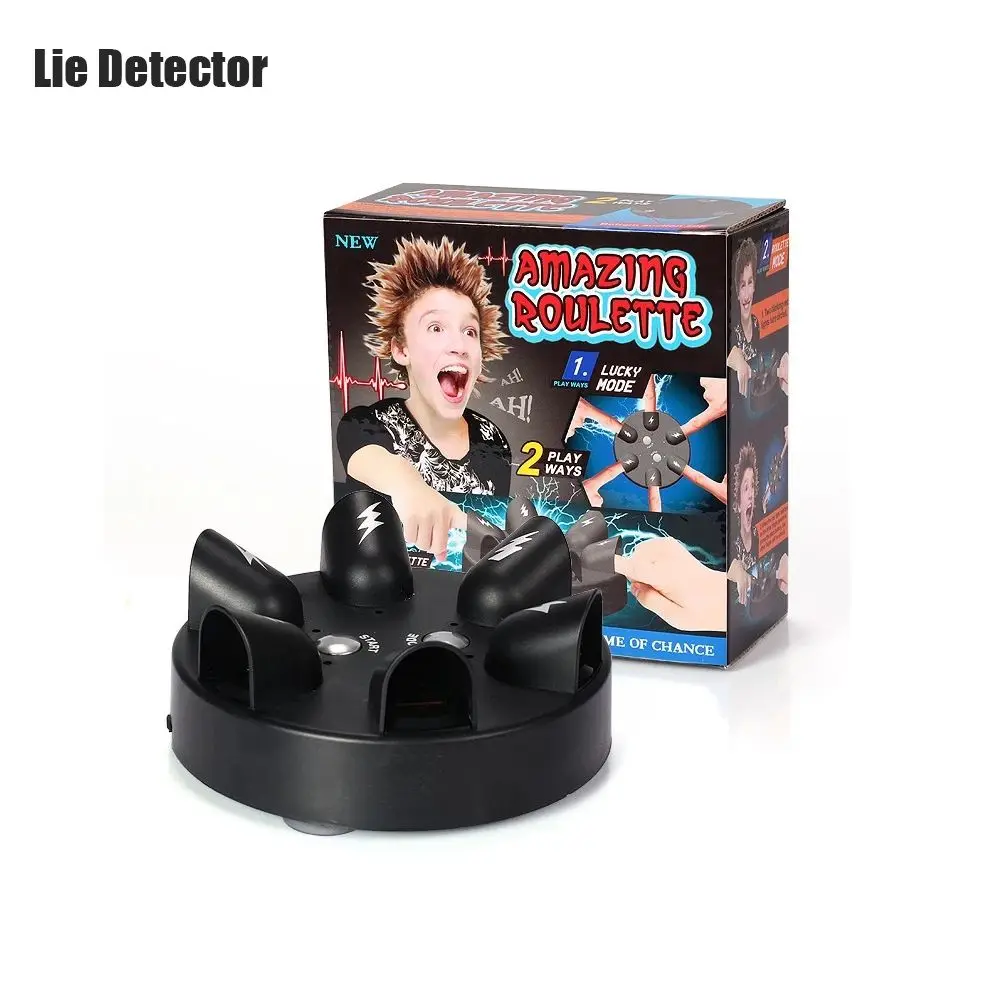 

Prank Tricky Funny Toys Electric Shock Party Game Lie Detector Prank Toy Gift Adults Tabletop Decompression Games Accessories