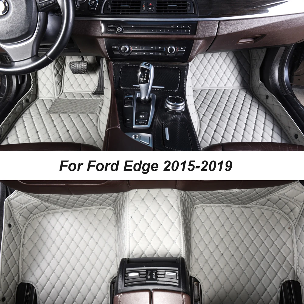 

Автомобильные коврики для Ford Edge 2015-2019, аксессуары для прямых поставок, интерьерные аксессуары 100%, кожаные коврики, коврики, накладки для ног