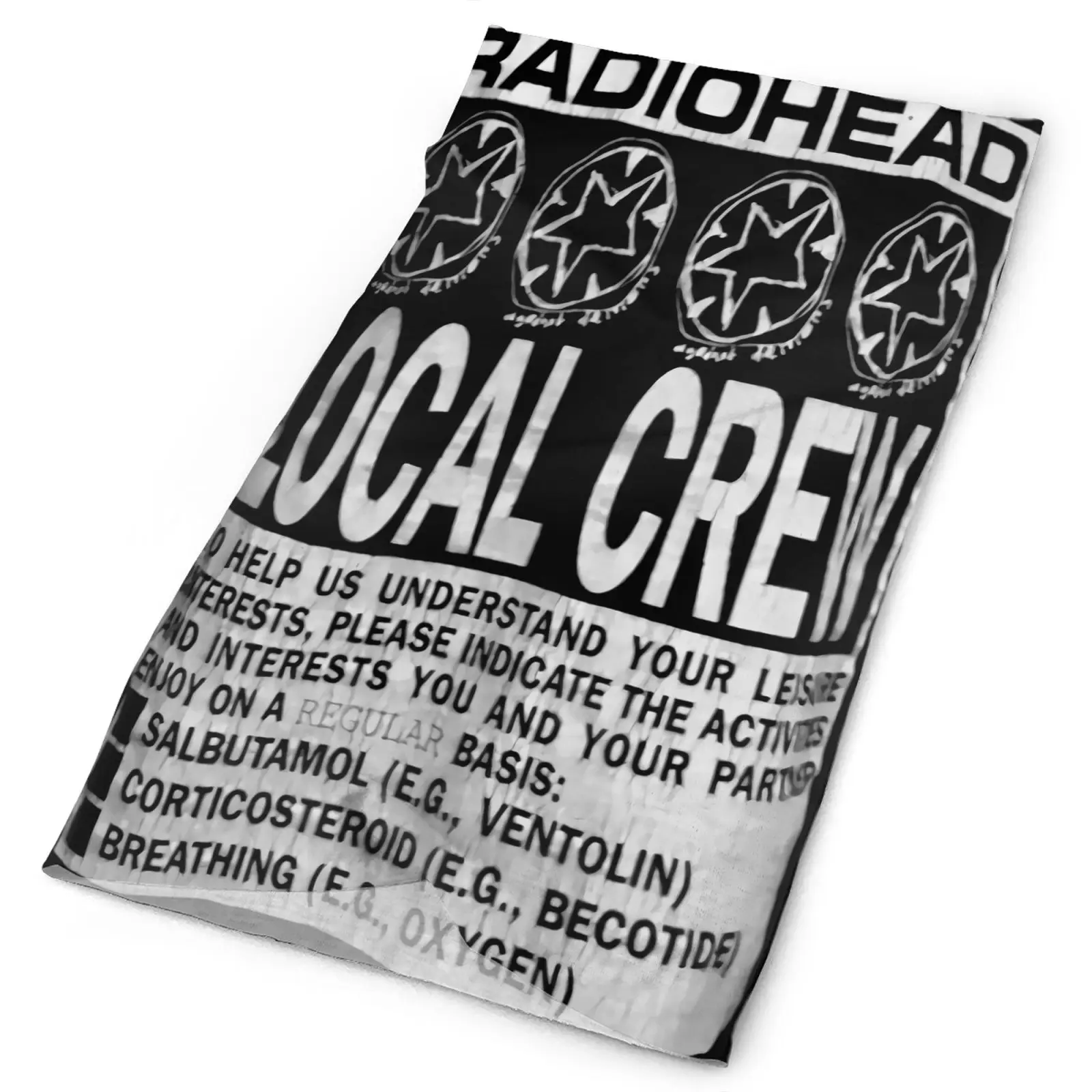 

Сверхредкая Мужская бандана-шарф радиоголовы для мужчин, маска для лица, снуд-шарф, маски для сноуборда, Похожие банданы