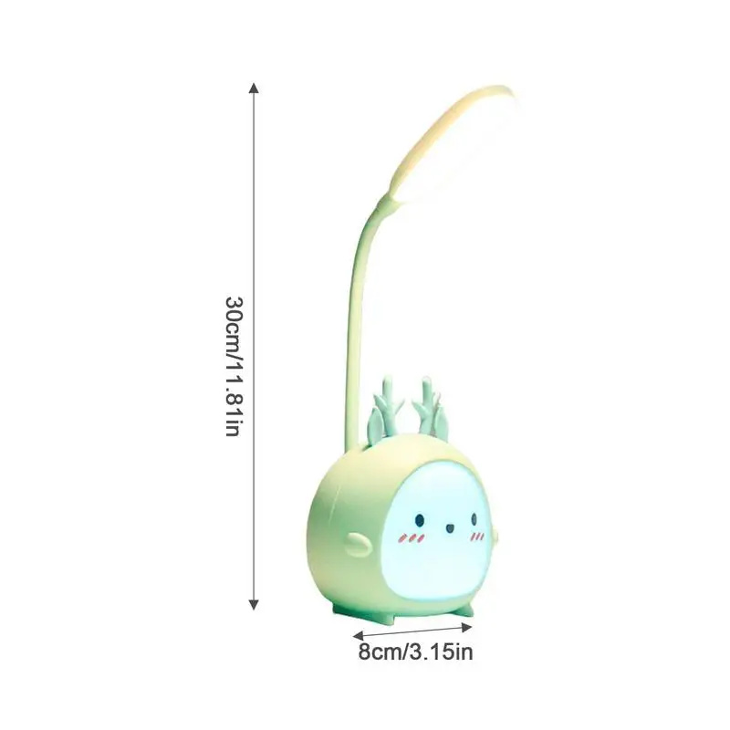 Складная Настольная лампа милая для гостиной с 3 режимами освещения в виде оленя