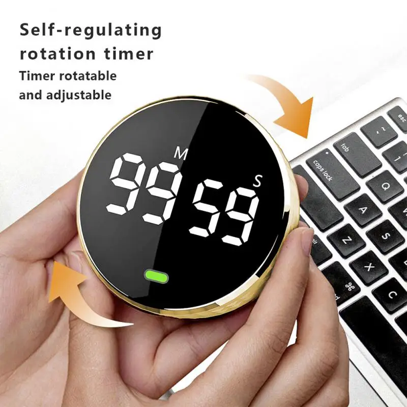 

Self Regulated Stopwatch Alarm Clock Led Mute Timer Magnetic Suction Kitchen Countdown Wholesale New Kitchen Accessories 2023