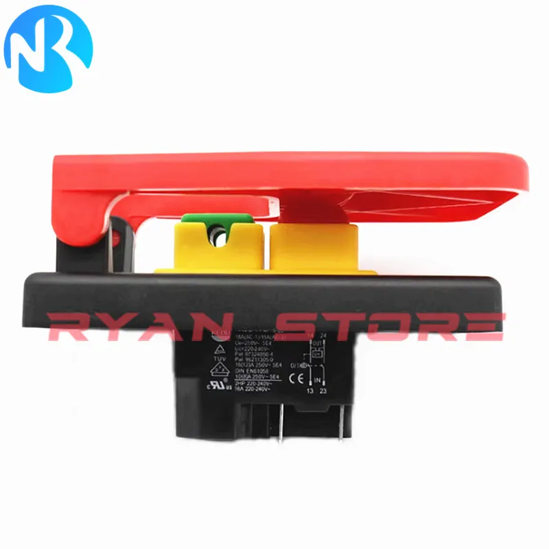 1 шт. KJD17B 16 4/5Pin настольные пилы электромагнитный кнопочный переключатель А 220-240 в