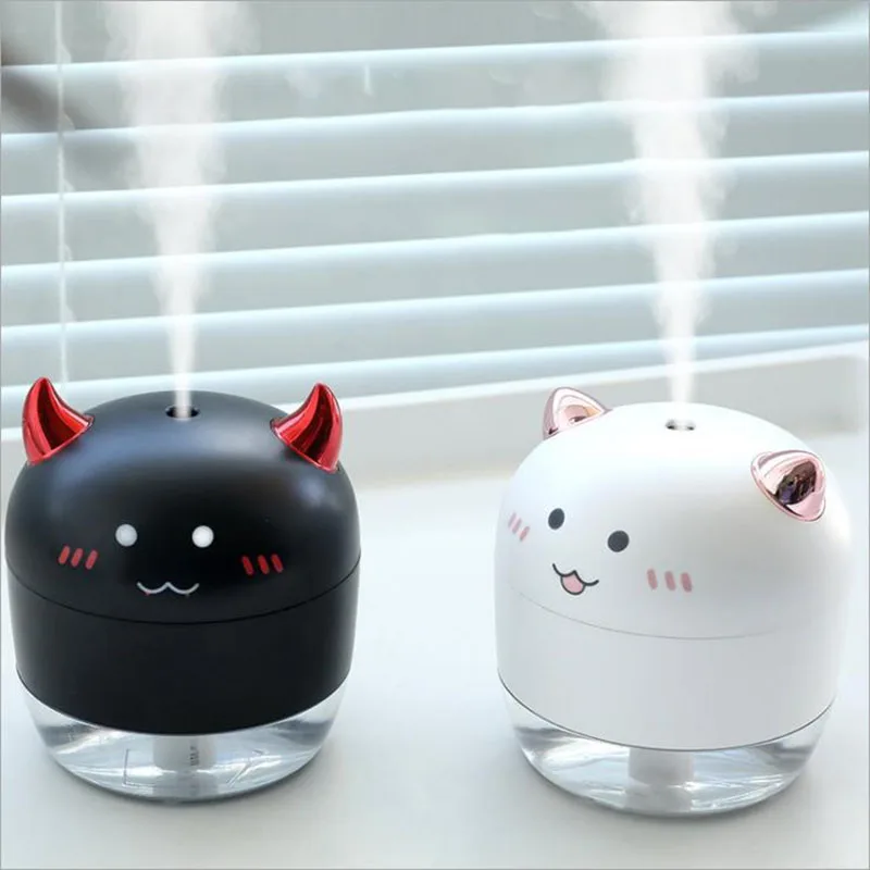 

200Ml Air Humidifier USB Demon Ultrasonic Aromatherapy Essential Oil Diffuser For Office Car Home Air Purifier