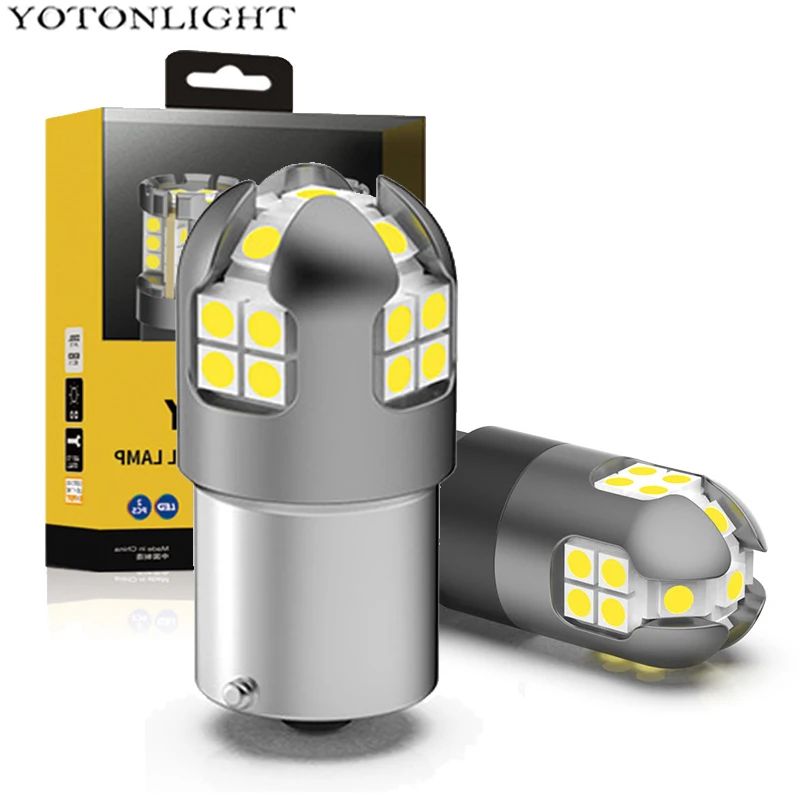 

2Pcs Ba15s 1156 1157 Bay15d Led Canbus Red 3030 SMD 3156 3157 7443 W21/5W 7440 Running Lights Turn Signal Lamp White Yellow 12v