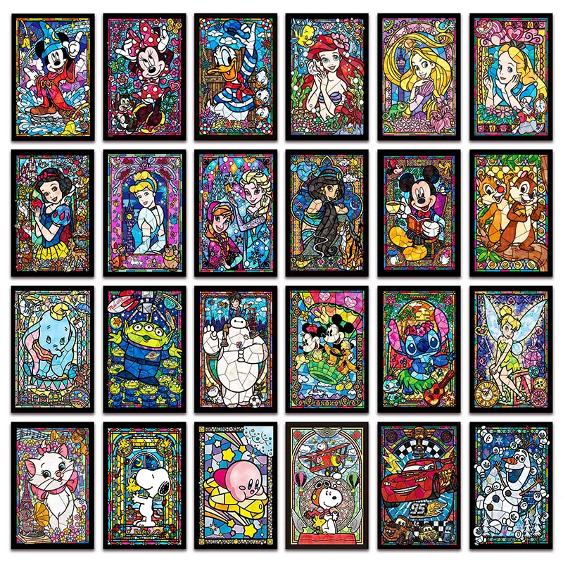 

New 5D Diamond mosaic Cartoon Animal cat Princess Full Diamond painting embroidery Home decor Beauty mouse dog cross stitch E138