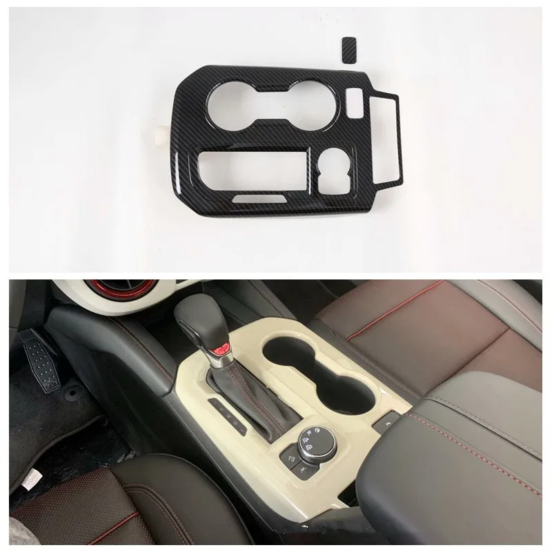 

Автомобильная центральная консоль, рычаг переключения передач, держатель водяной чашки, панель, крышка, отделка, наклейка для Chevrolet BLRZER RS 2020