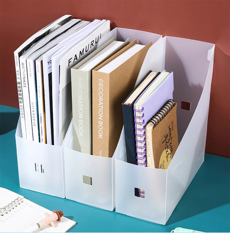 Складная Настольная полка для хранения документов Пластиковая Полка офисные