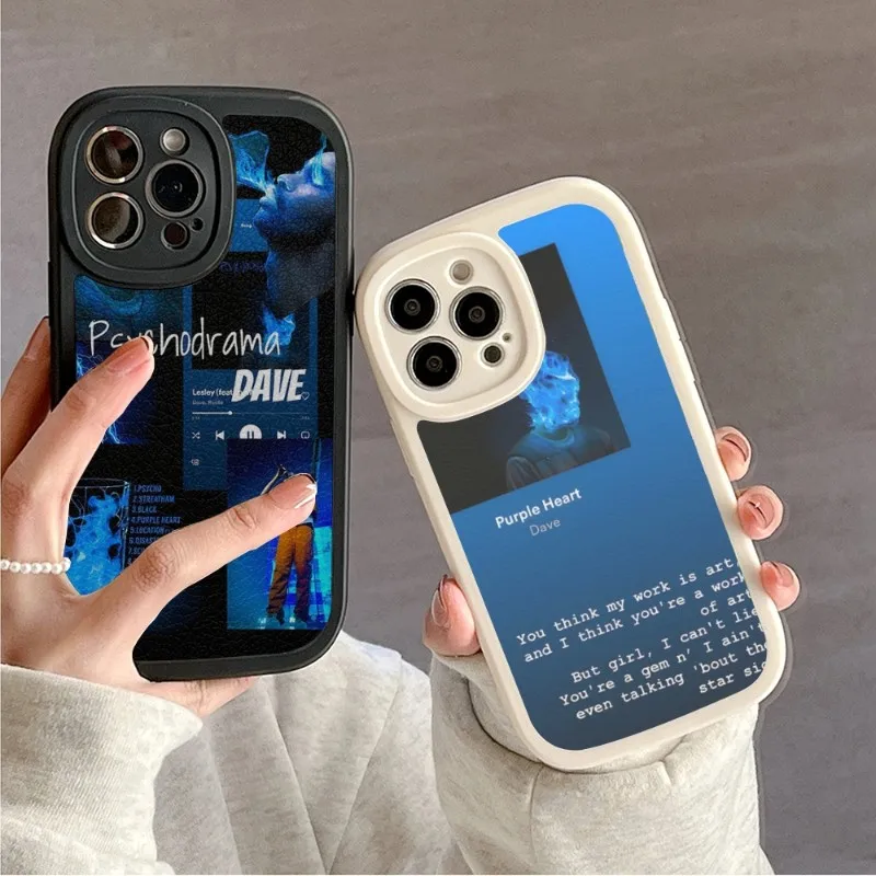 

Чехол UK Grime с Дейвом психодрамой для телефона IPhone 14 11 12 13, из шкуры ягненка, силиконовый чехол Pro Max Mini X XR XS 7 8 Plus для пары