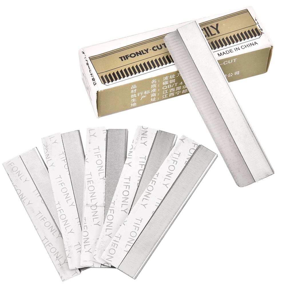 10Pcs Stainless Steel Eyebrow Razor Trimmer Trimmer Face Hai