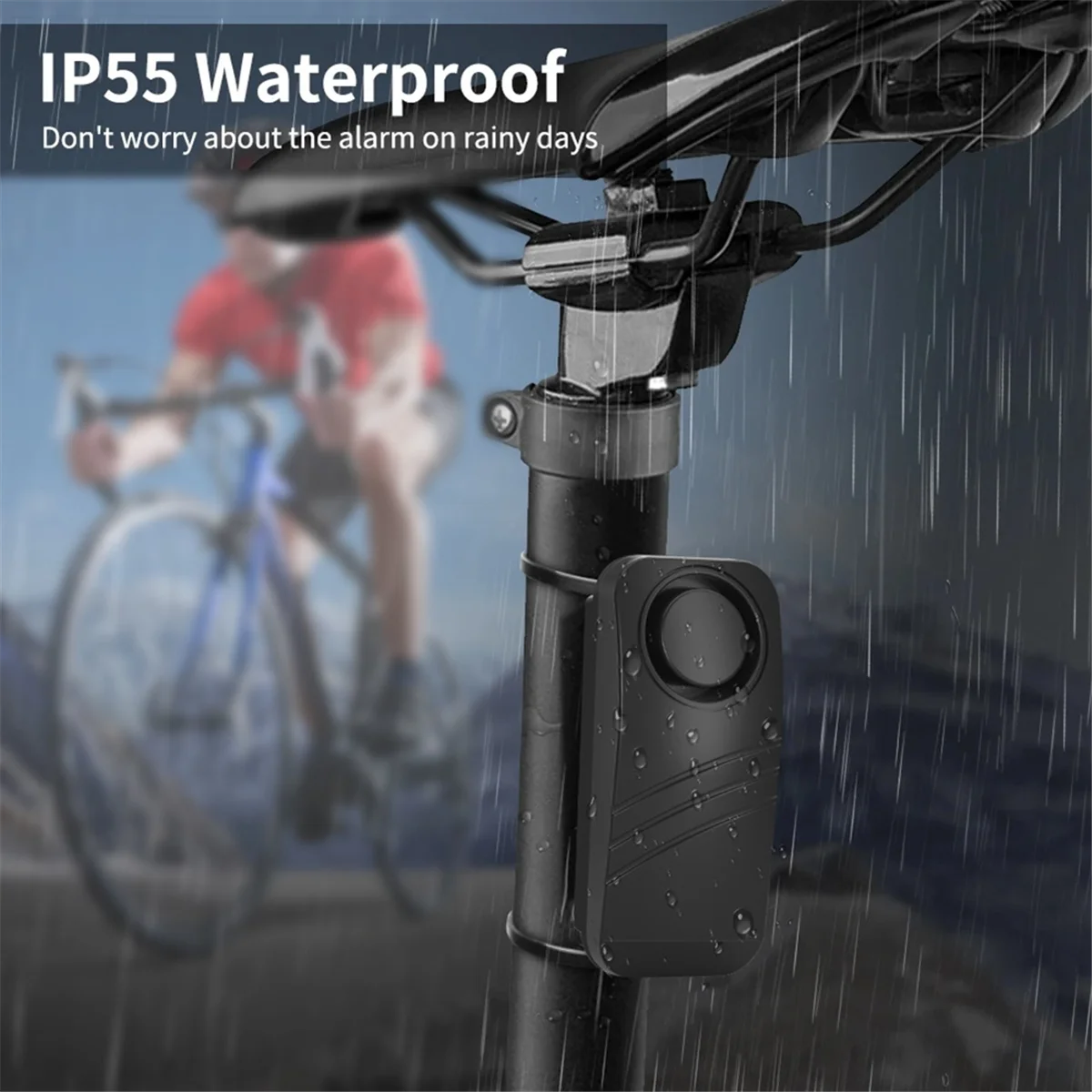 Противоугонная сигнализация для мотоцикла и велосипеда 100 дБ противоугонная