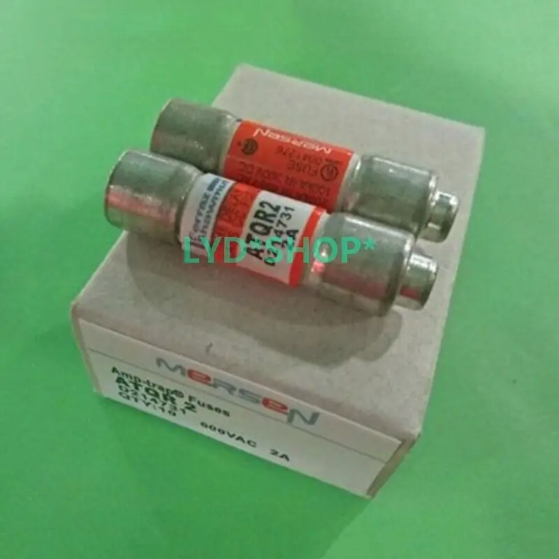 10 шт./коробка, новый предохранитель ATQR2, 2 А, 600 В переменного тока, D214731