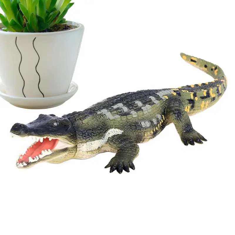 

Экшн-фигурки «Аллигатор», имитация Реалистичного крокодила, фигурки аллигатора, Обучающие игрушки, искусственные игрушки, Дикая жизнь, животные джунглей