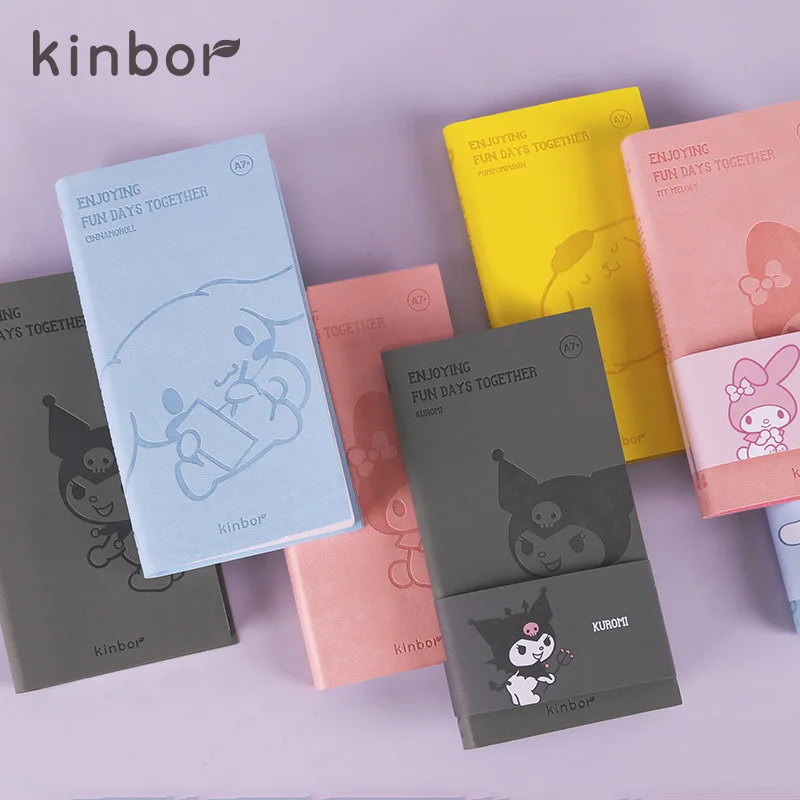 

Аниме Kawaii Sanrioed Kuromi My Melody Cinnamorol Onpompurin Kittys девушка милая A7 ручная книга нефрит детская игрушка подарок