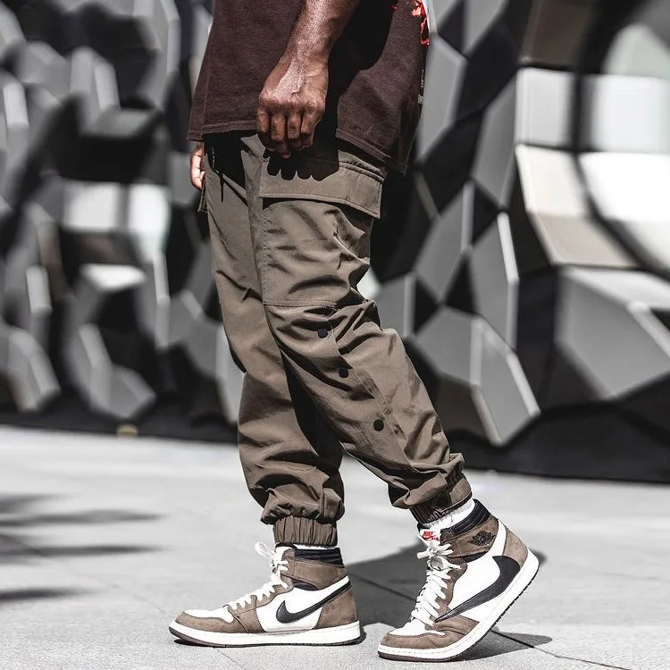 Брюки-карго мужские тактические уличные штаны в стиле милитари хлопковая