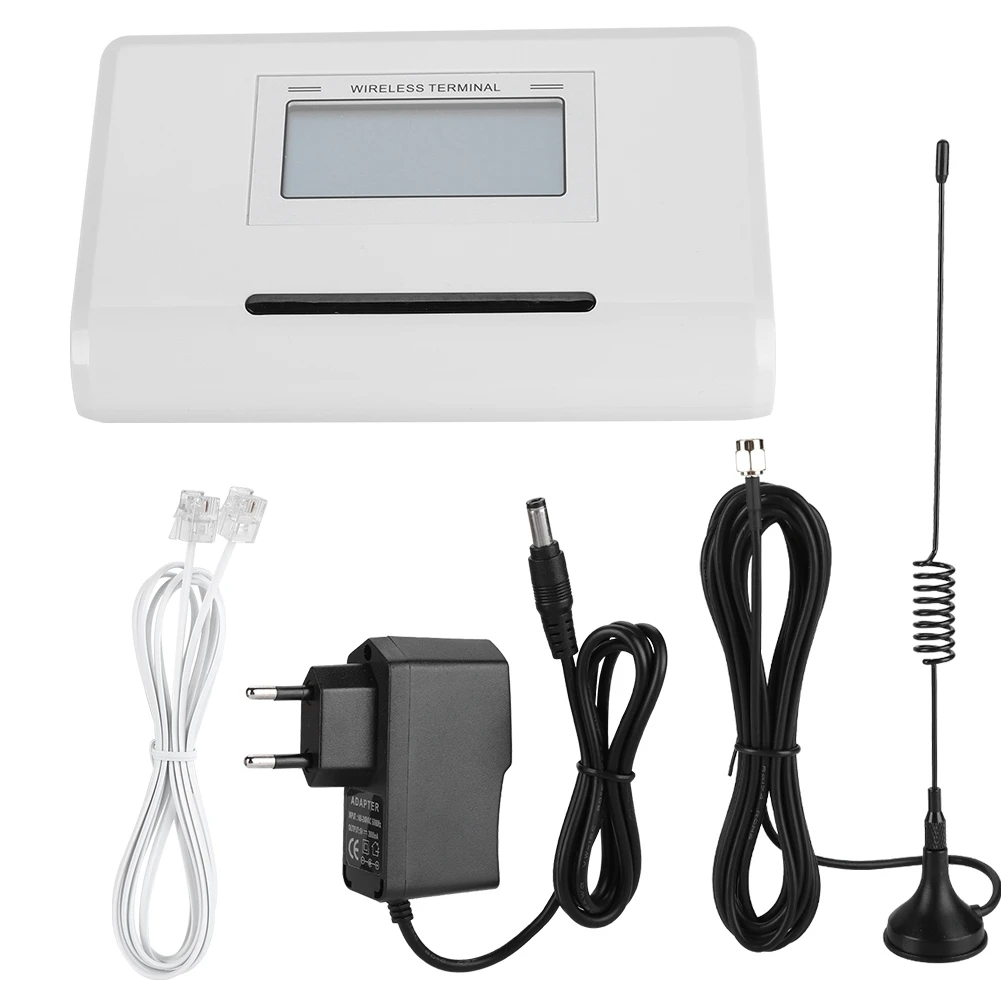 

GSM Wireless Terminal Fixed Phone With LCD Connect Alarm 100-240V EU GSM