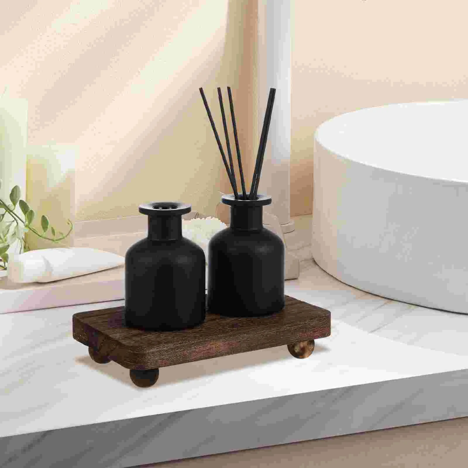 Основание из цельного дерева простой ароматерапевтический органайзер для