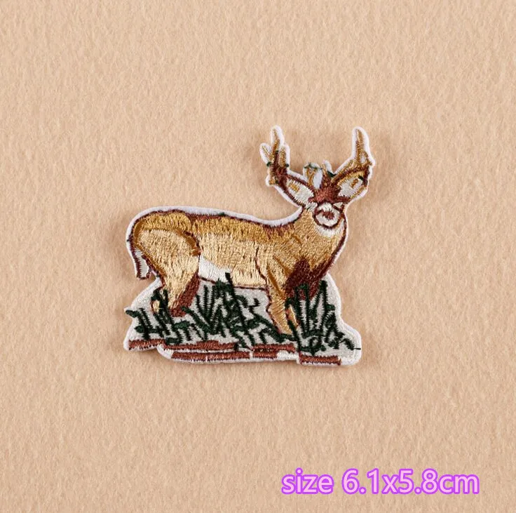 Набор из 10 аппликаций с дикими животными DK