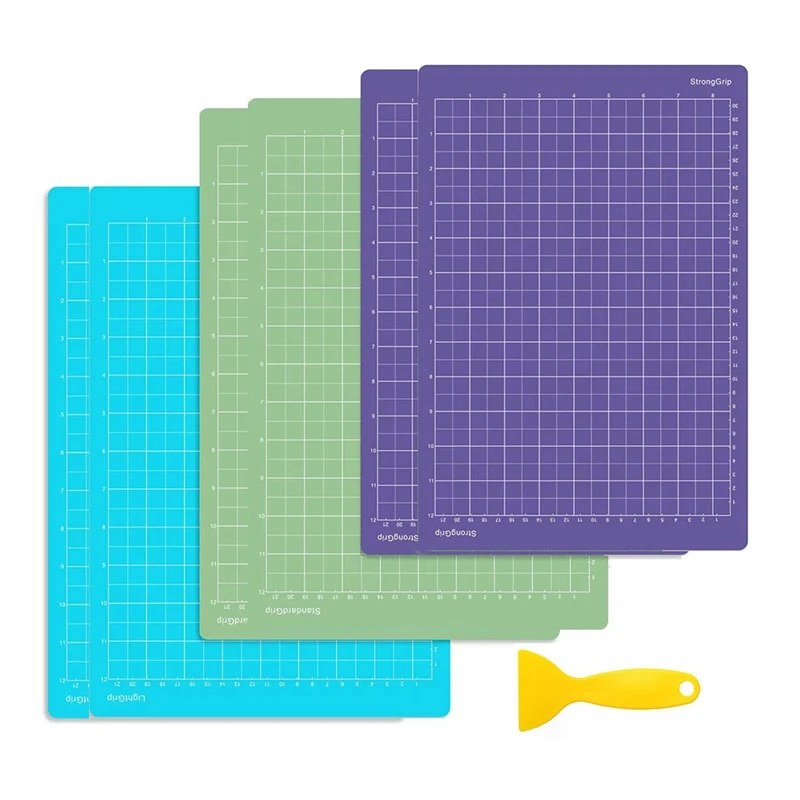 Cutting Mat For Cricut Joy Xtra (Standardgrip Stronggrip Lightgrip) Parts Kit 12 X 8.5Inch (6 Pack)