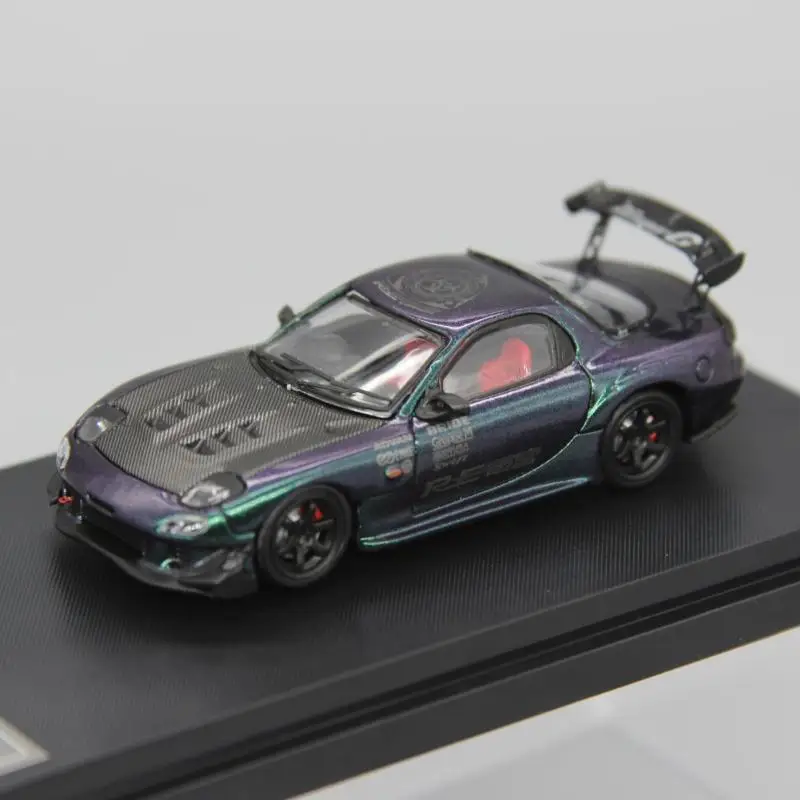 

Master обесцвечивание 1:64 туристический автомобиль спортивный автомобиль модель автомобиля из сплава RX-7 Amemiya повторно модифицированный FD3S под...