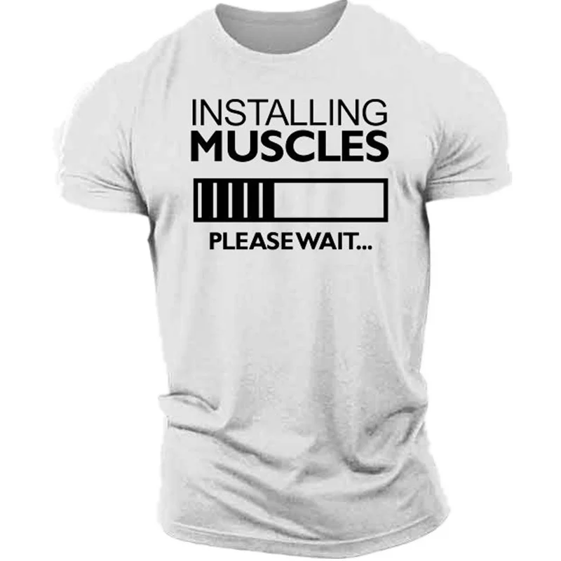 

Men's 3D printed T-shirt, outdoor sportswear, vintage white, beige, new 2021 series