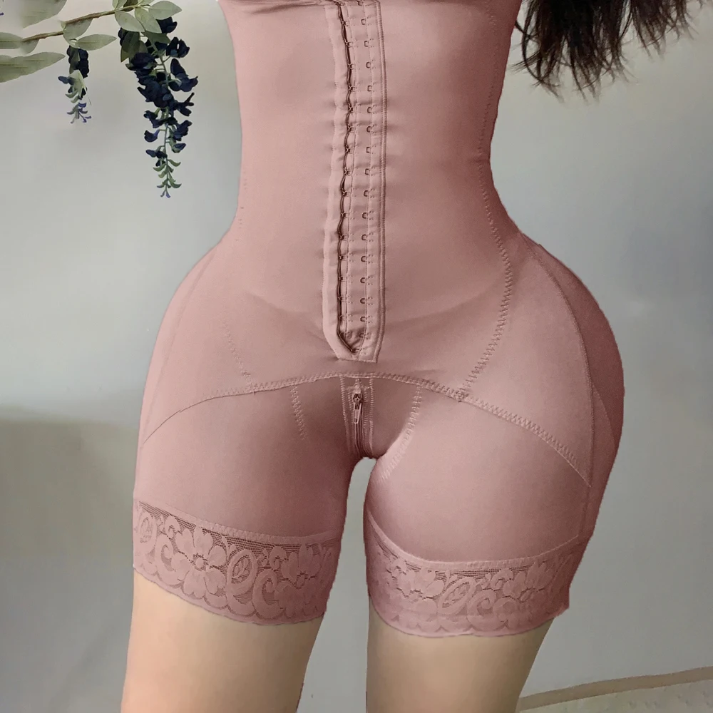 Shapewear For Women Tummy Control Fajas Colombianas Butt Lifter Body Shaper Front Hooks