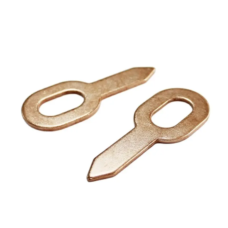

100pcs Copper Coated Straight Pull Rings Dent Puller For Car Body Repair Tool