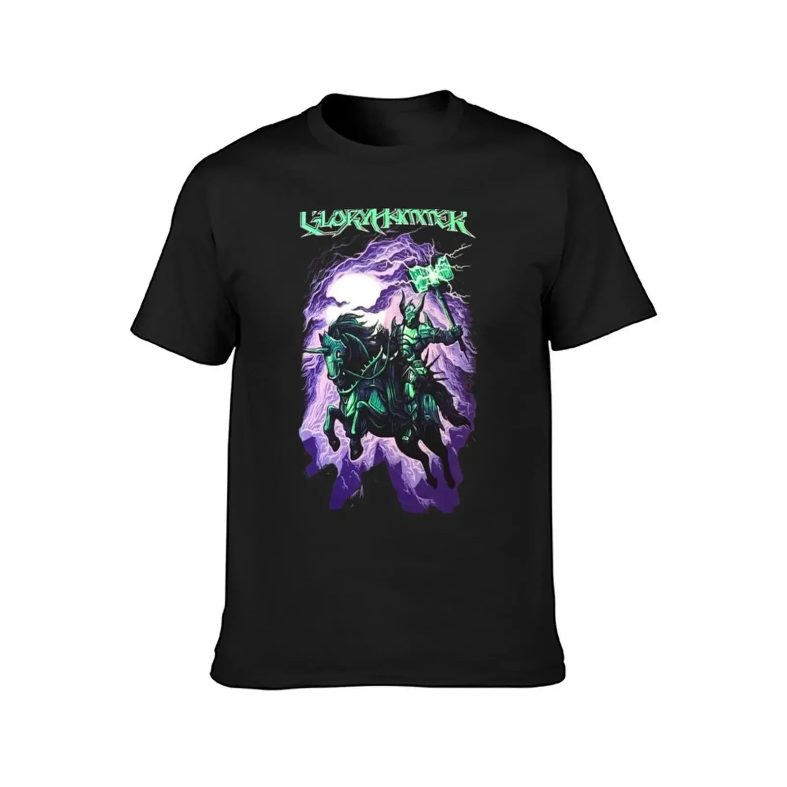 Мужская футболка большого размера Gloryhammer с принтом волшебника Хаоса
