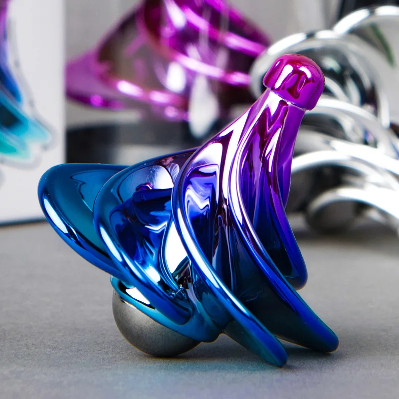 

Wind gyro win spin black technology aerodynamic gyro breeze hand twist toy adult decompression artifact