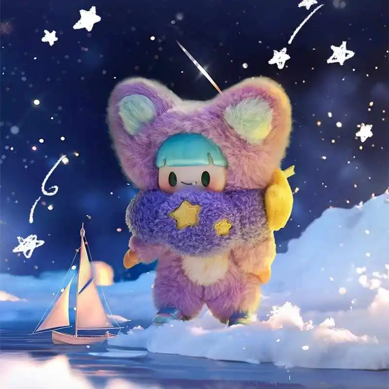 Stock Adou Colorful Life Series Пушистые фигурки Mystery Box Подвеска Коллекционная игрушка в