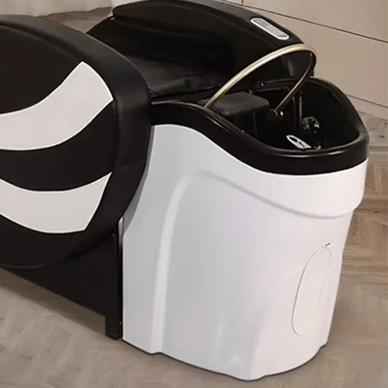 Парикмахерская кровать для мытья волос шампунь раковина спа-массаж бритье