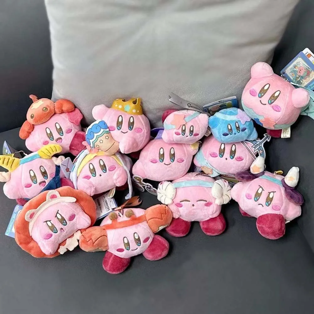 

Stars Kirby Plush Toy Keychain Anime Twelve Constellations Bag Pendant Cute Kawaii peluche Animals Plushie Doll Kids Gift